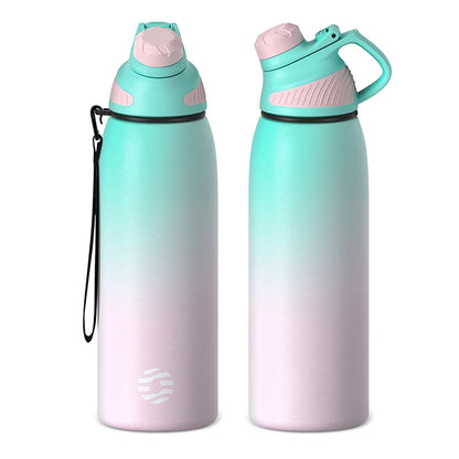 Stainless Steel Water Bottle Keep Cold Insulated Vacuum Flask 1000Ml